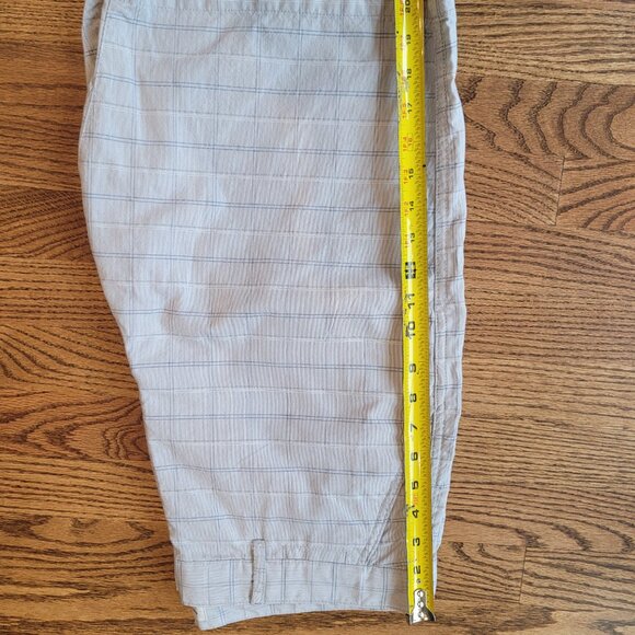 Quicksilver Plaid Shorts Men’s Size 33 Blue White - Picture 3 of 8